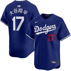 Nike Los Angeles Dodgers Royal Blue Shohei Ohtani #17 Jersey